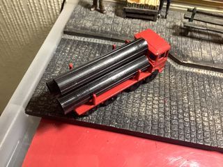 Camion Leyland Pipe Truck 1/87 Lesney