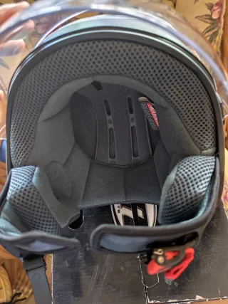 Casco Moto Abierto Negro MT