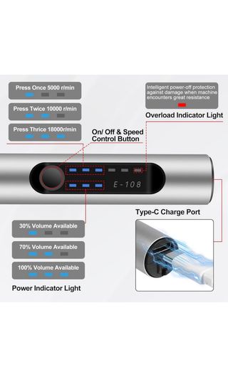 Mini Taladro Eléctrico Comius 3 Velocidades