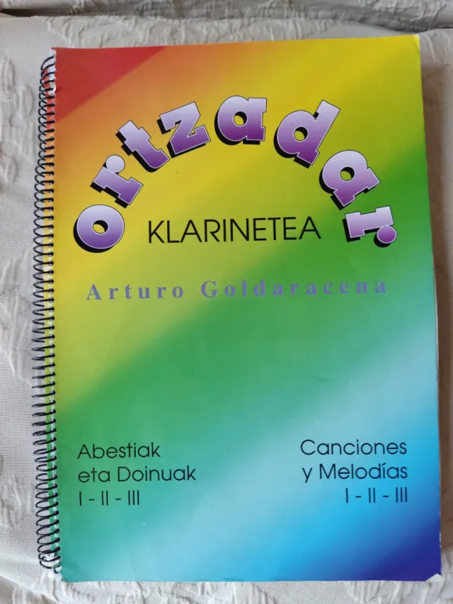 Libro de Klarinete Ortzadarr