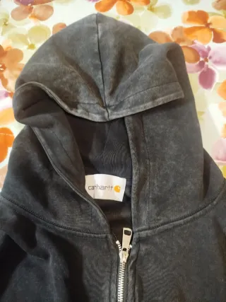Felpa Carhartt Uomo Grigia Zip