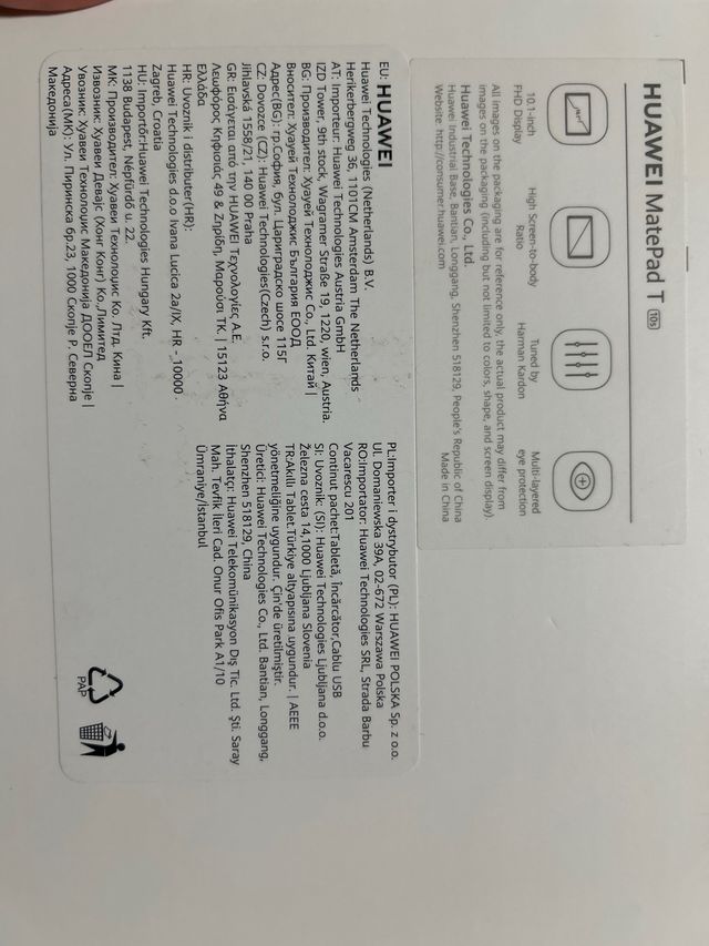 Huawei MatePad T 10s Azul.