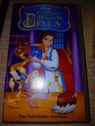 VHS El Mundo Mágico de Bella Disney