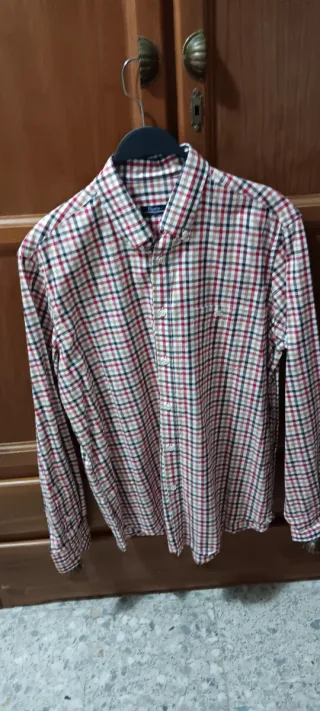 Camisa de cuadros multicolor