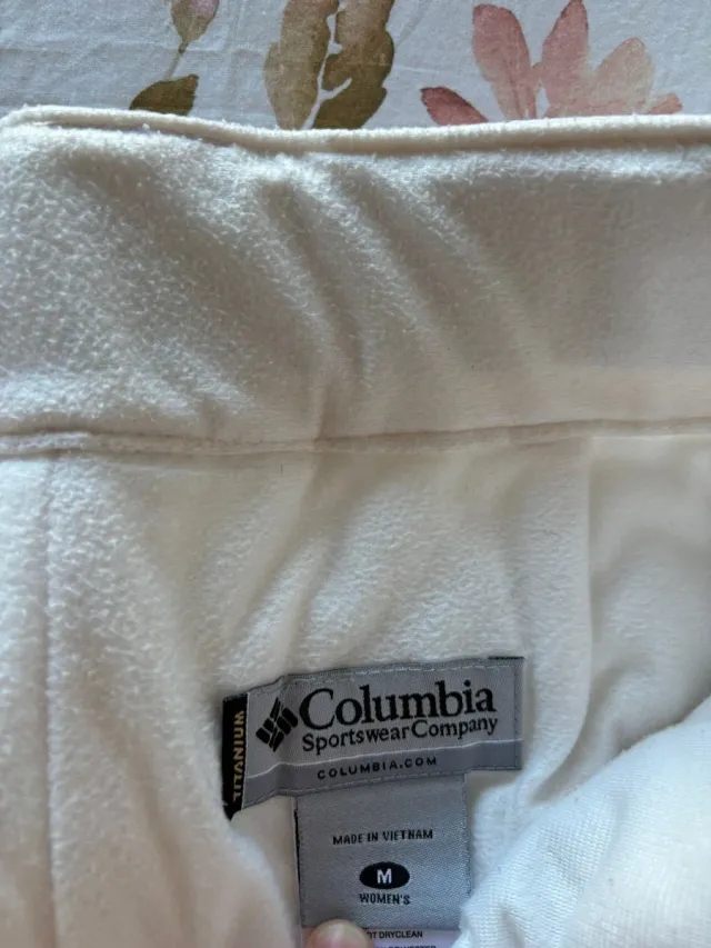 Pantalón Columbia Blanco Mujer