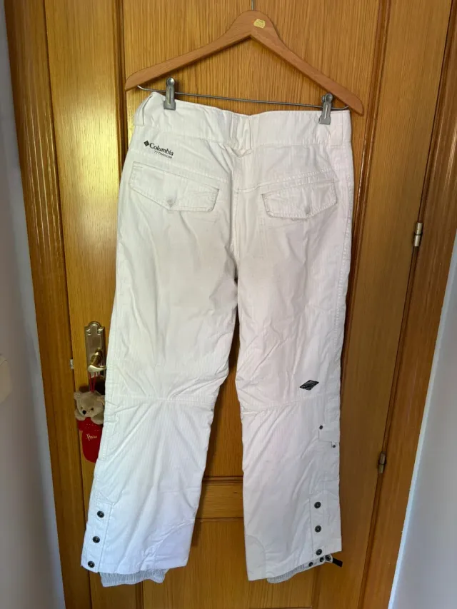 Pantalón Columbia Blanco Mujer