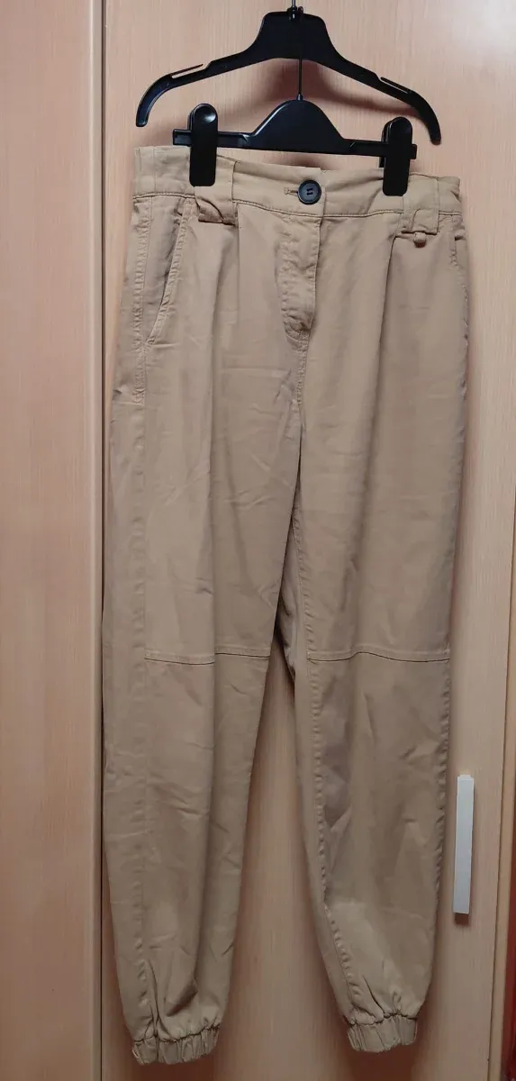 Pantalón largo marrón