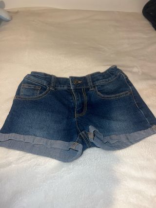 Pantalón corto vaquero Benetton azul