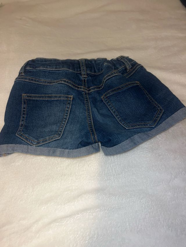 Pantalón corto vaquero Benetton azul