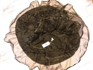 Cancán/Enagua Negro Corte Sirena Talla M