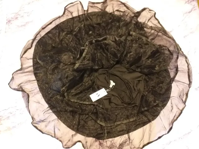 Cancán/Enagua Negro Corte Sirena Talla M