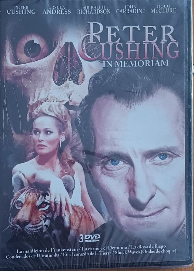 3Dvds terror Peter Cushing in memoriam