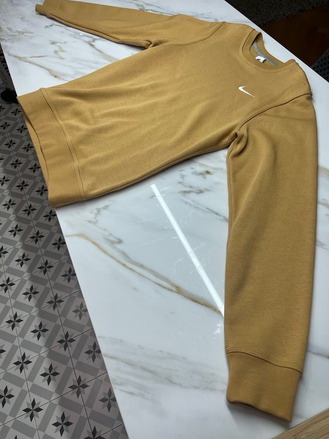 Sudadera Nike Mostaza Talla XS Nueva