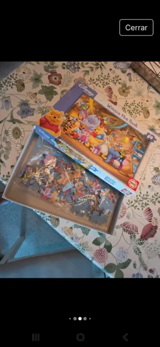 Puzzles de madera Disney Mickey y Winnie the Pooh