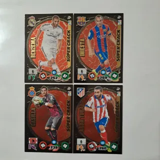 4 Cromos Supercrack Adrenalyn 2014/2015
