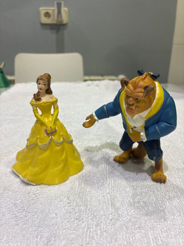 Figuras PVC La Bella y La Bestia Disney