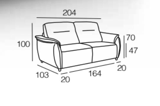 Sofá Cama Amore Gris Tela