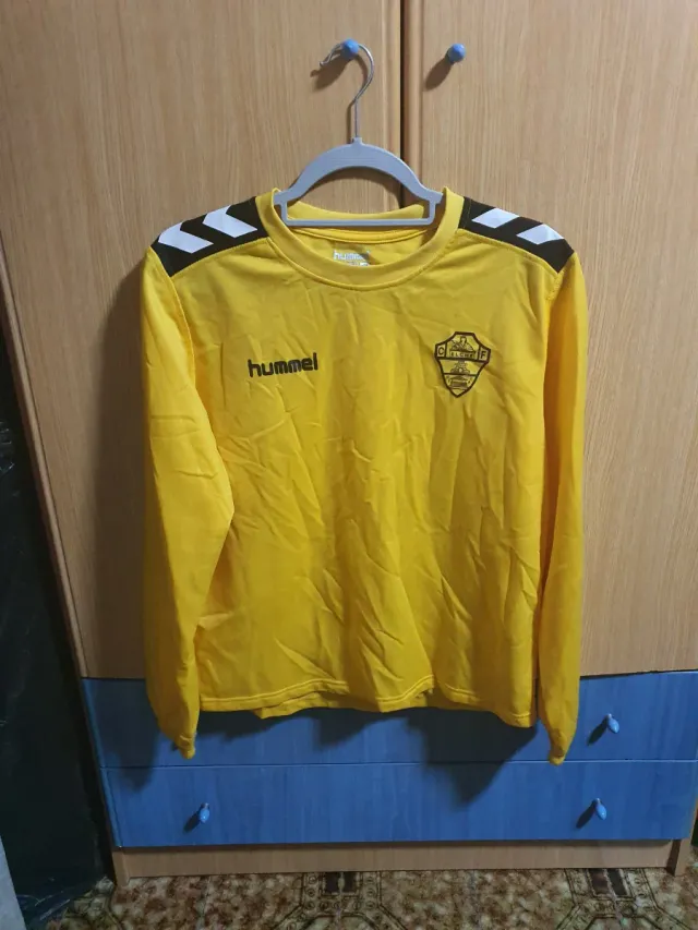 Sudadera Entrenamiento Elche CF Hummel Amarilla