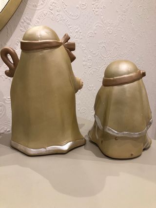 Figuras Nacimiento Virgen María, Niño y San José