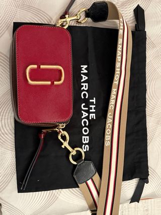 Bolso Marc Jacobs Rojo y Dorado