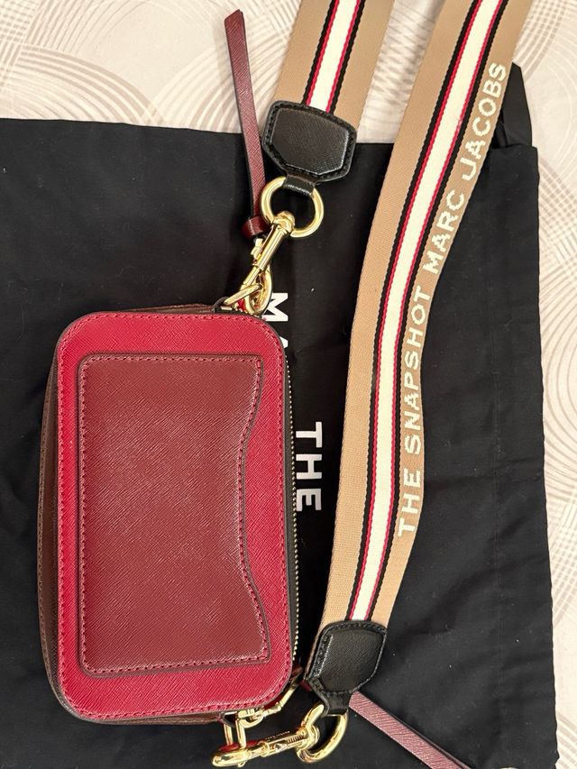 Bolso Marc Jacobs Rojo y Dorado