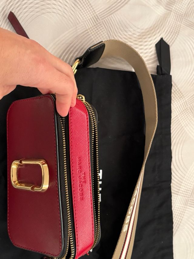 Bolso Marc Jacobs Rojo y Dorado