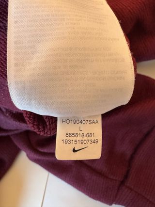 Felpa Nike Dri-FIT con cappuccio Bordeaux L