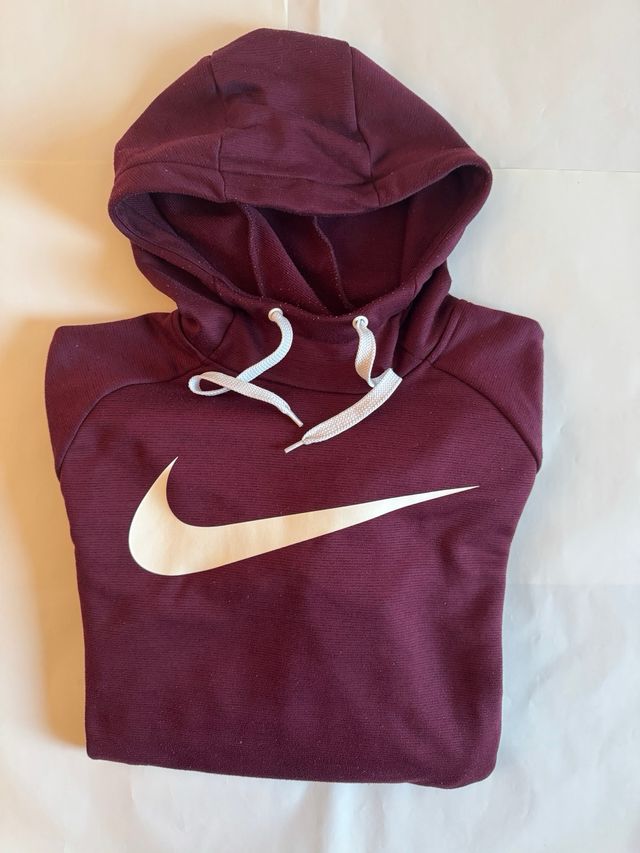 Felpa Nike Dri-FIT con cappuccio Bordeaux L