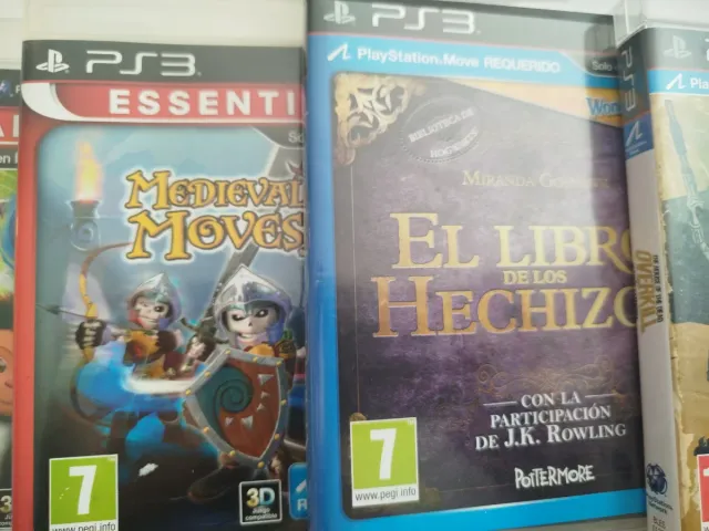 Mandos Move PS3 + 6 Juegos COMO NUEVO