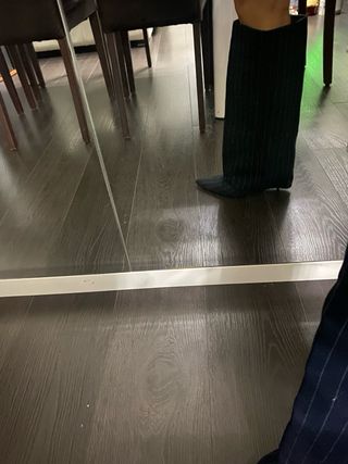 Botas Zara rayas azul marino t.41