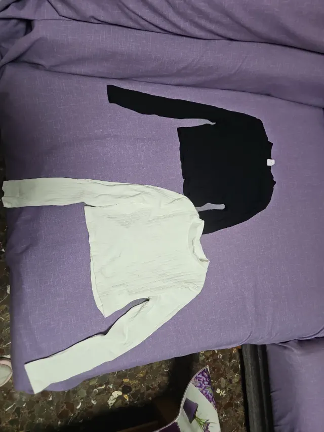 Conjunto 2 Tops Manga Larga