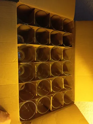 Vasos de cristal 20 cl - 7 oz (24 uds)