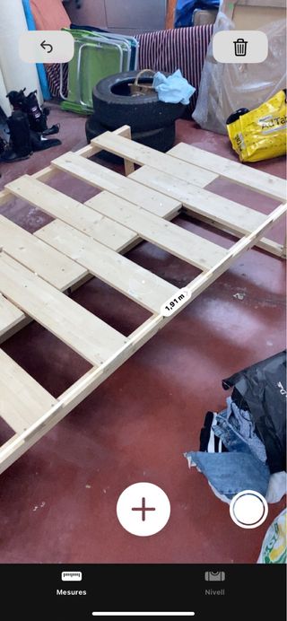 Somier camper de madera