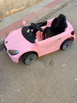 Coche eléctrico bebé rosa