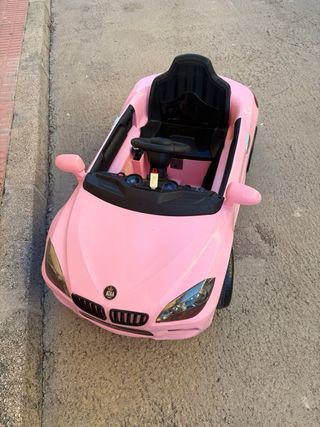 Coche eléctrico bebé rosa
