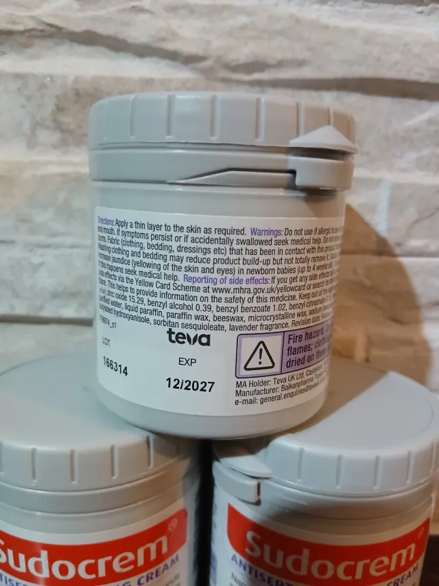 3 crema sudocrem de 125g