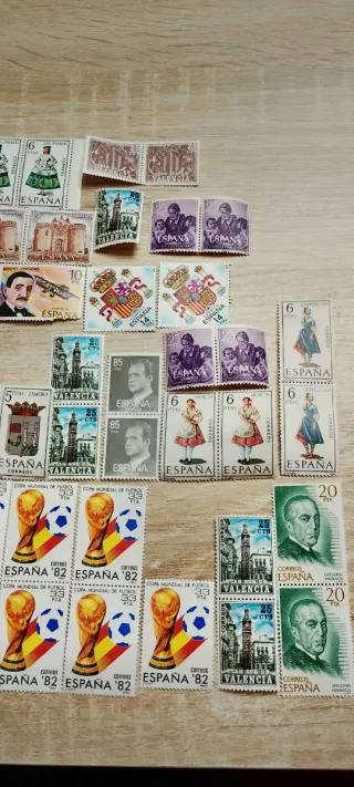 Lote de sellos antiguos España