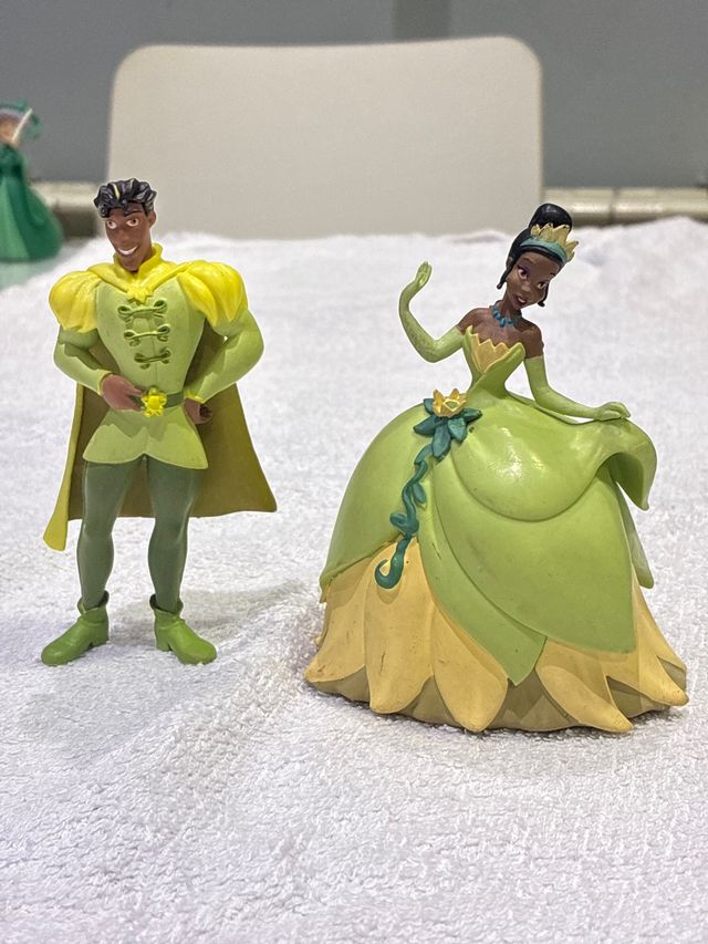 Figuras Tiana y el Sapo PVC Disney