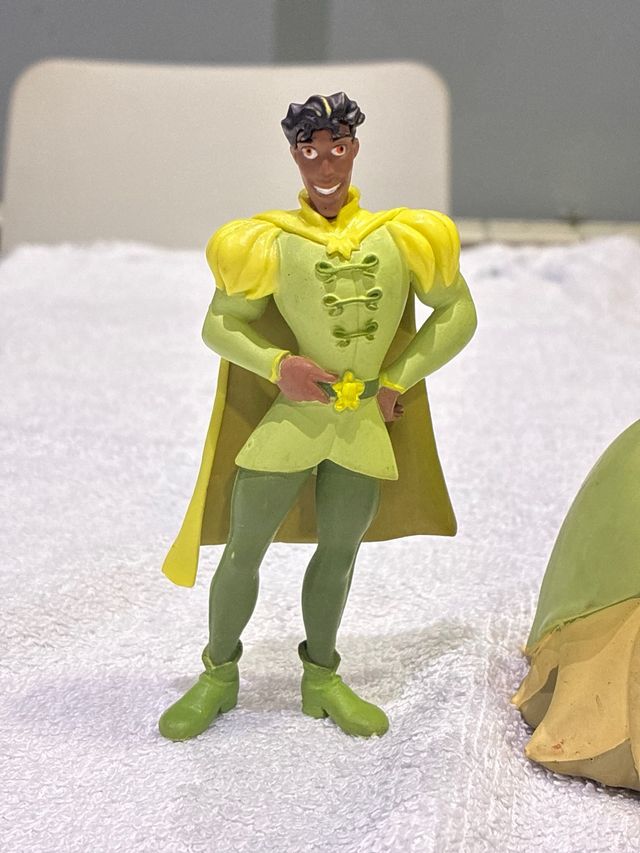 Figuras Tiana y el Sapo PVC Disney