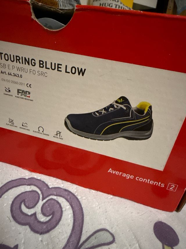 Zapatos Puma Touring Blue Low