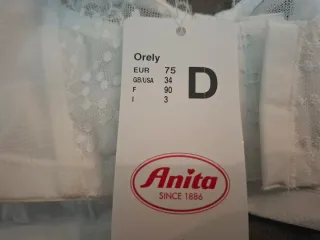 Sujetador Anita talla 75D. Blanco sin estrenar