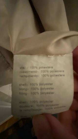 Gabardina corta beige talla XL