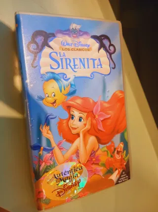 La Sirenita VHS Clásicos Disney Español