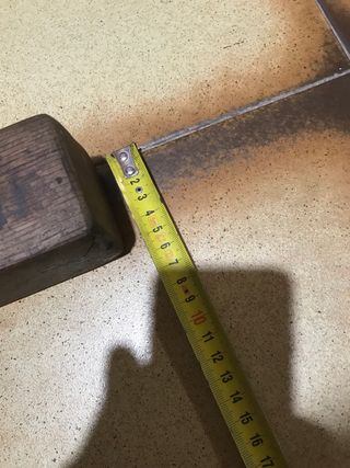 Antiguo cepillo de carpintero