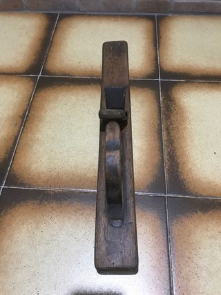 Antiguo cepillo de carpintero