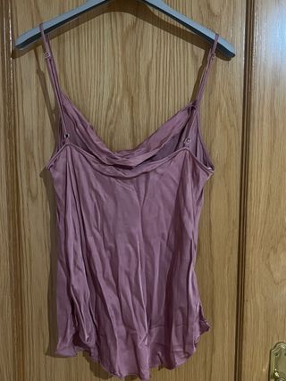 Pantalón pijama Oysho rayas morado L + regalo.