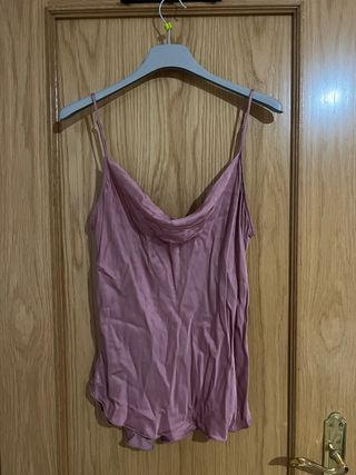 Pantalón pijama Oysho rayas morado L + regalo.