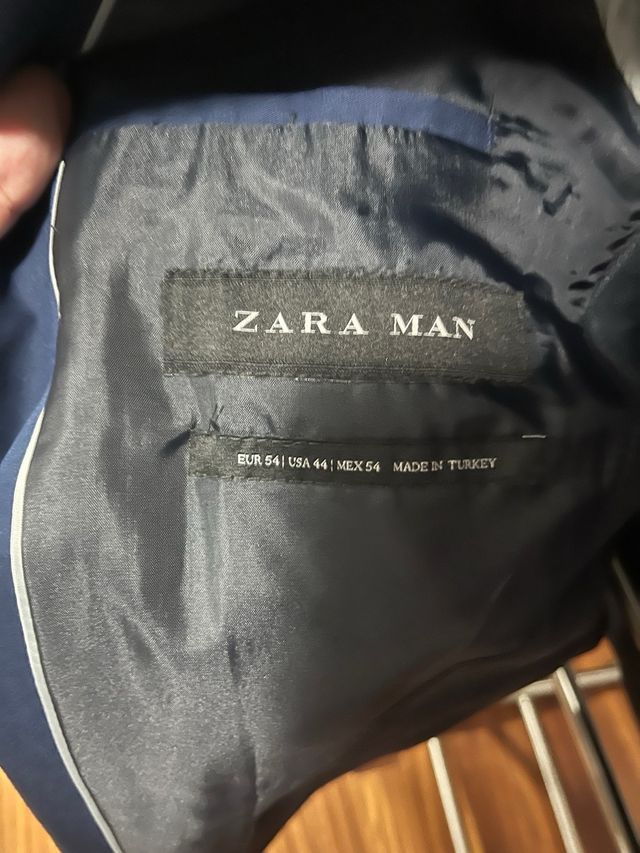 Americana Zara Azul Marino Talla 54