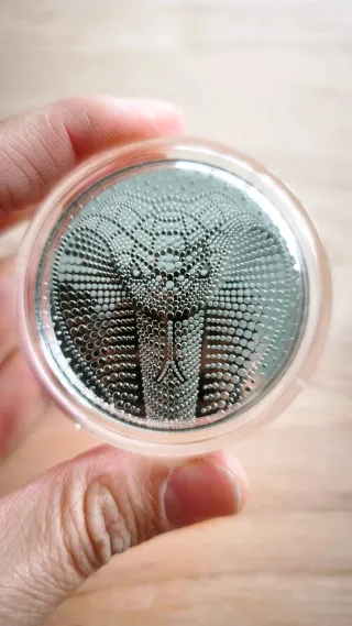 Moneda Plata 2 Oz Año Serpiente Niue 2025 500 unid