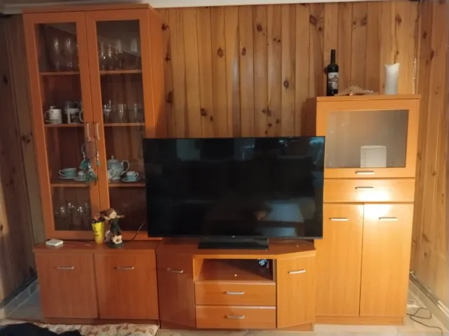 URGE Precioso   Mueble de salón madera y cristal